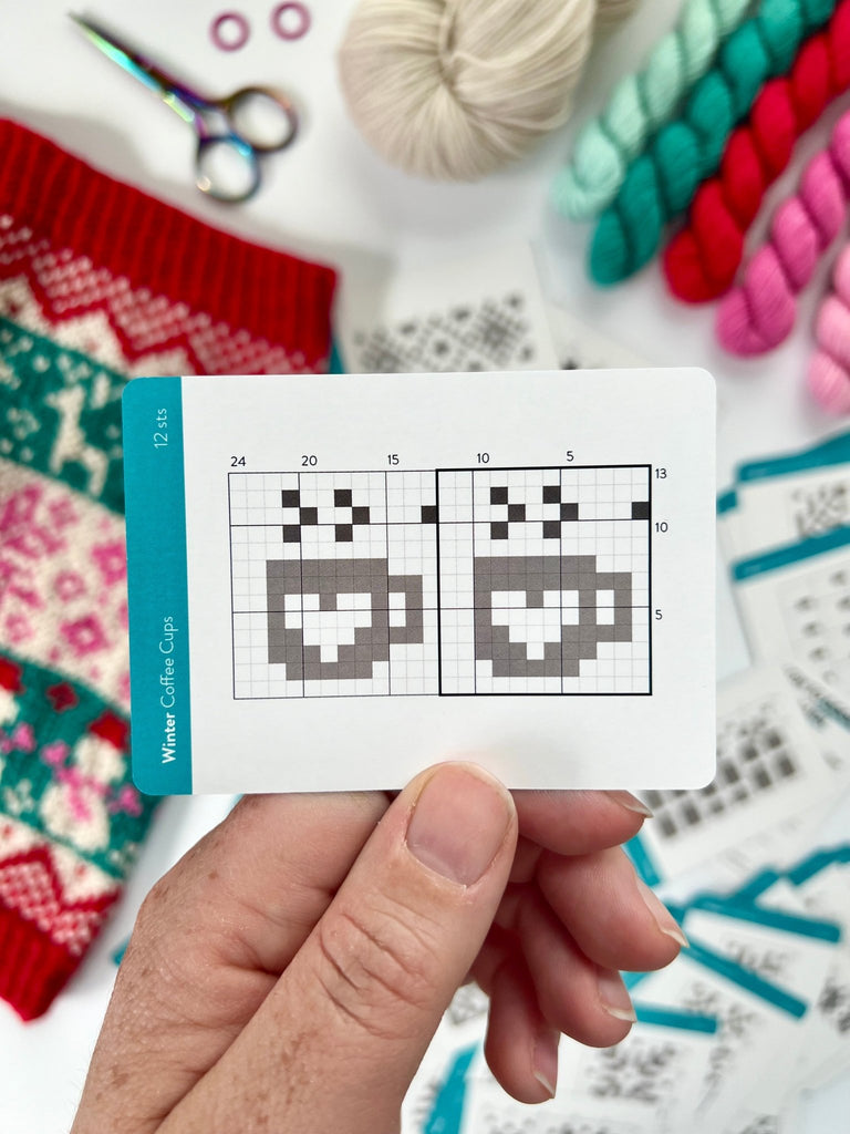 Pacific Knit Co. Winter Doodle Card Deck -  | Patterns at Michigan Fine Yarns