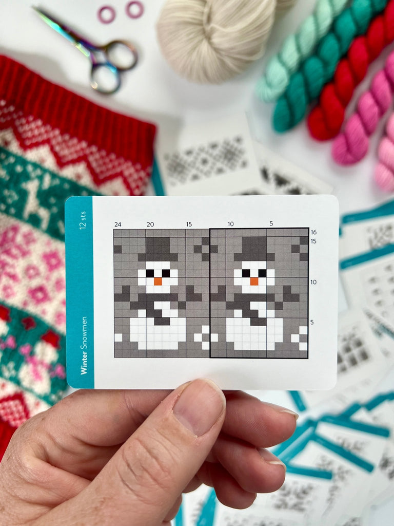 Pacific Knit Co. Winter Doodle Card Deck -  | Patterns at Michigan Fine Yarns