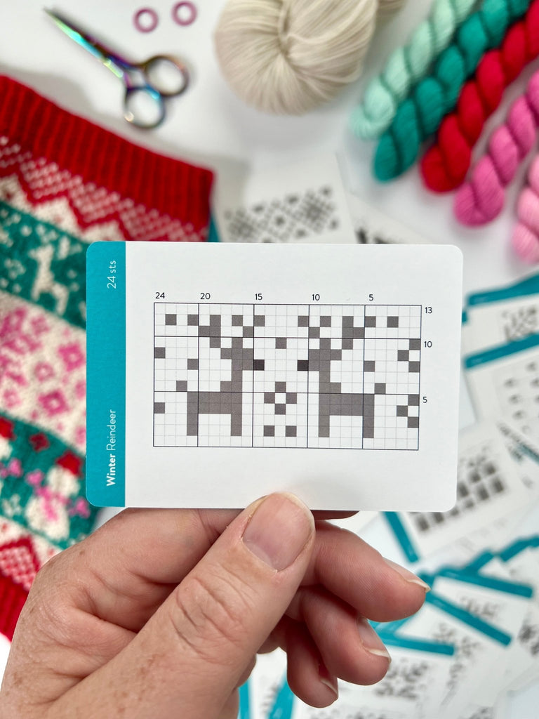 Pacific Knit Co. Winter Doodle Card Deck -  | Patterns at Michigan Fine Yarns