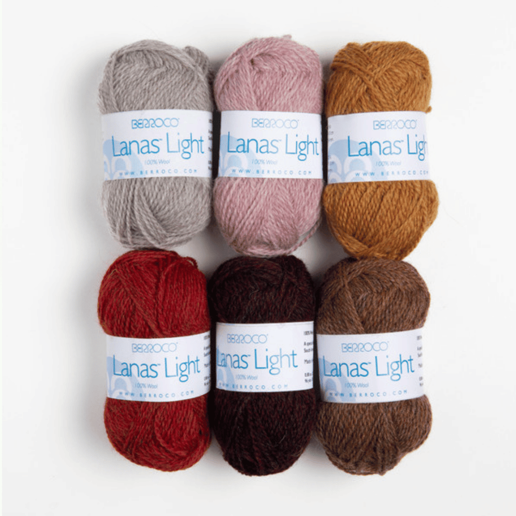 Berroco Lanas Light Mini Color Pack - 4 - Warm Sunset 780335780043 | Yarn at Michigan Fine Yarns