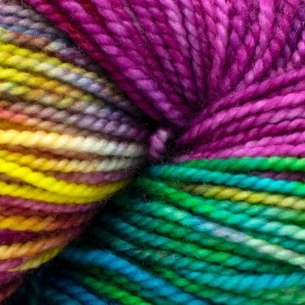 Bibi Yarn Bibi Fingering Twist Mini Skeins -Vibgyor | Yarn at Michigan Fine Yarns