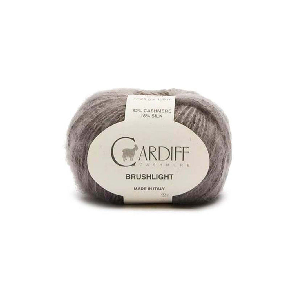Cardiff Cashmere Brushlight - 133 - Stone | Yarn at Michigan Fine Yarns