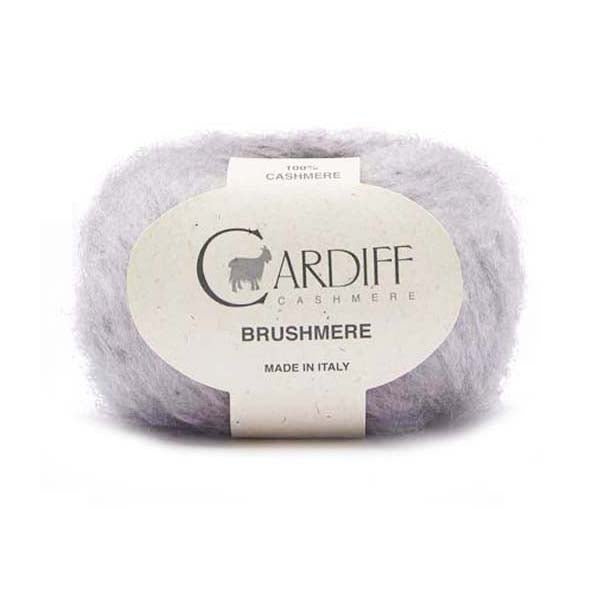 Cardiff Cashmere Brushmere - 104 - Pumice/Grey | Yarn at Michigan Fine Yarns