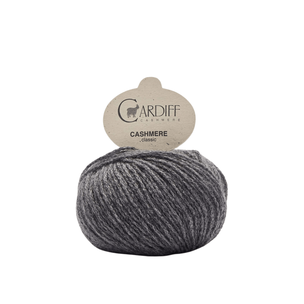 Cardiff Cashmere Classic - 519 - Fumo (Charcoal) | Yarn at Michigan Fine Yarns