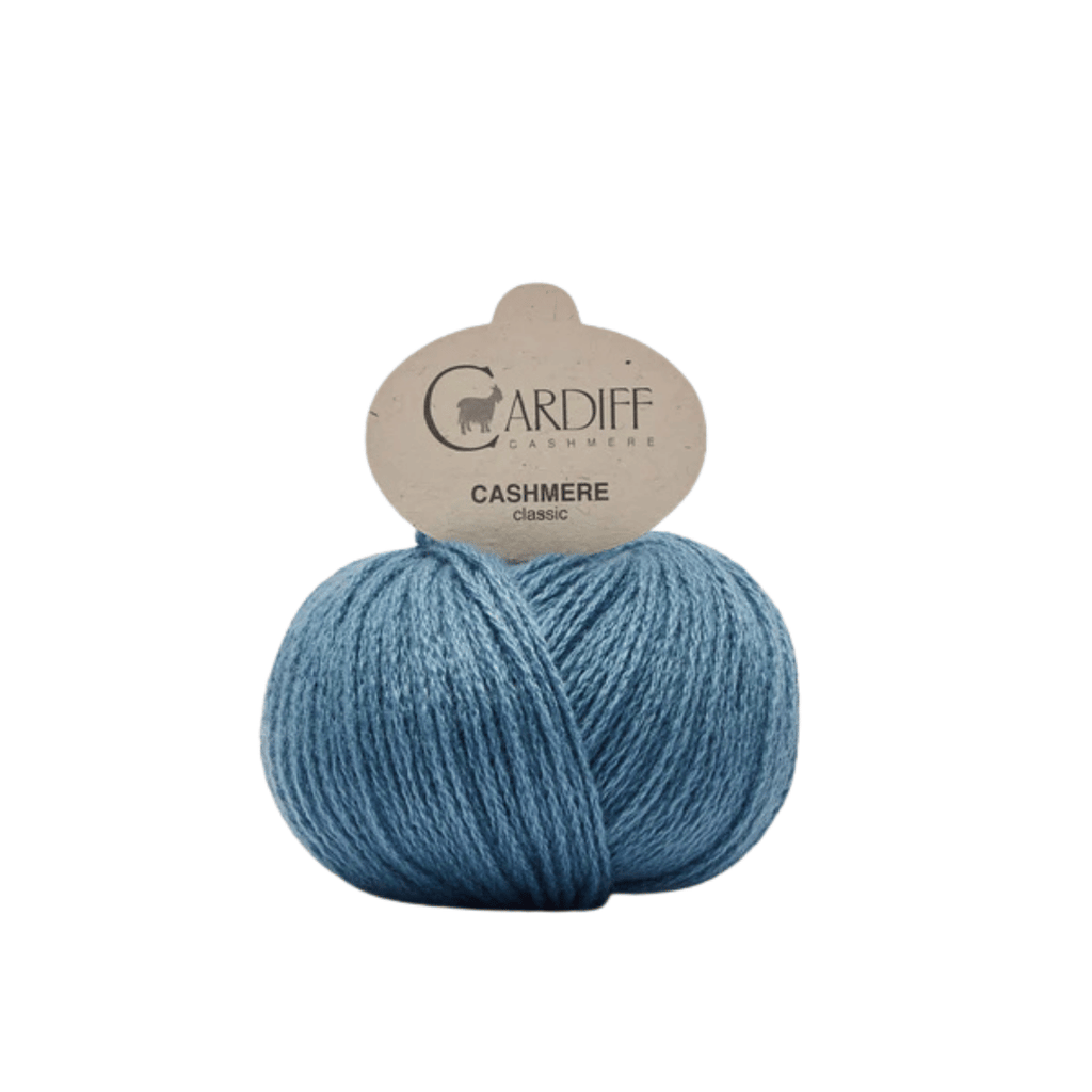 Cardiff Cashmere Classic - 546 - Hoshi (Dusty Denim) | Yarn at Michigan Fine Yarns