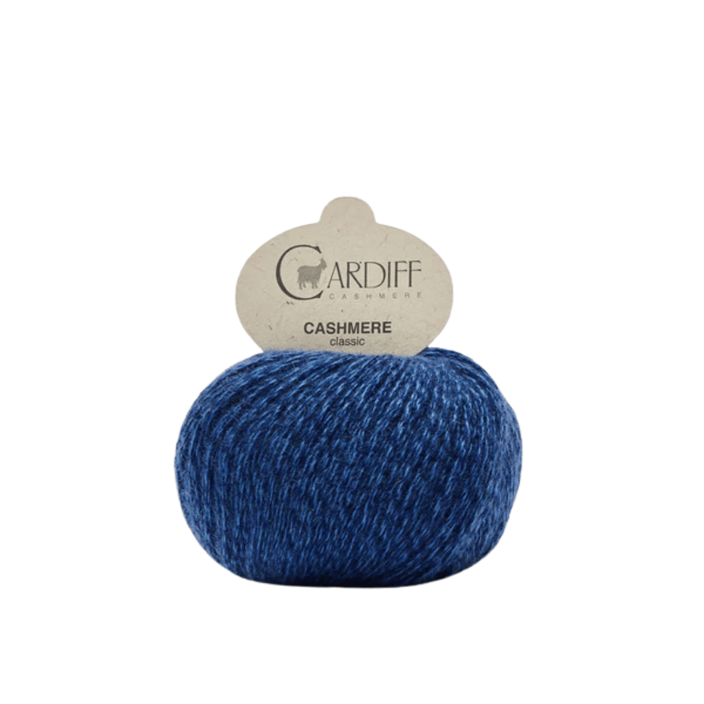 Cardiff Cashmere Classic - 557 - Bluenotte (Navy Tweed) | Yarn at Michigan Fine Yarns