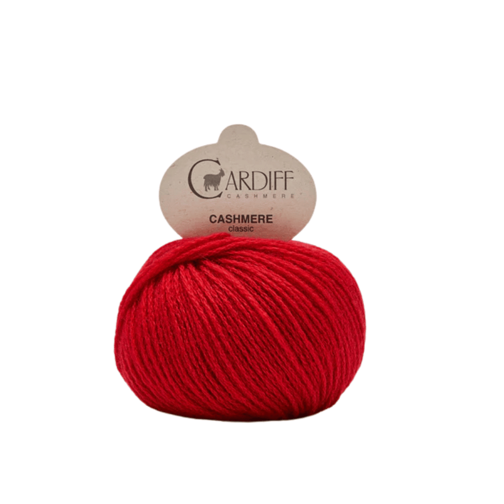 Cardiff Cashmere Classic - 564 - Gerbera (Red) | Yarn at Michigan Fine Yarns