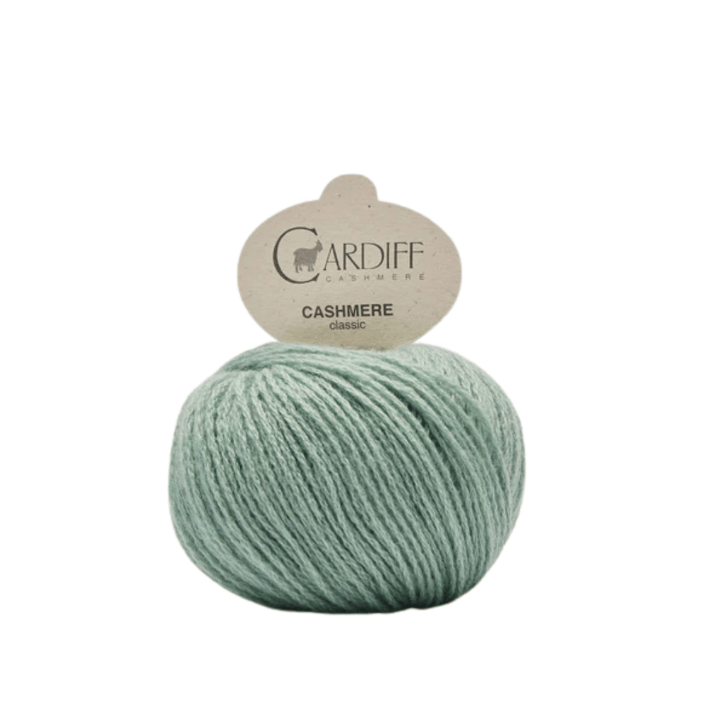Cardiff Cashmere Classic - 591 - Runner (Celery) | Yarn at Michigan Fine Yarns