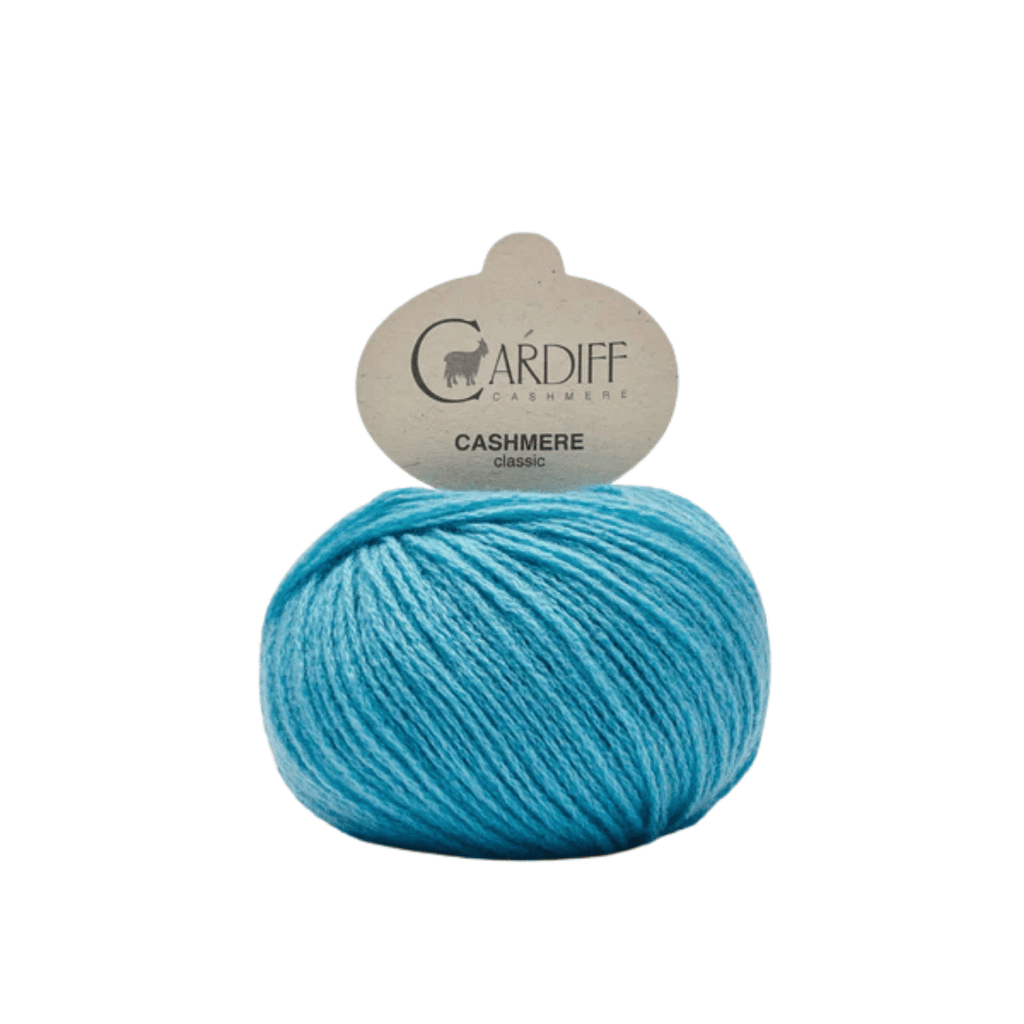 Cardiff Cashmere Classic - 605 - Loto (Turquoise) | Yarn at Michigan Fine Yarns