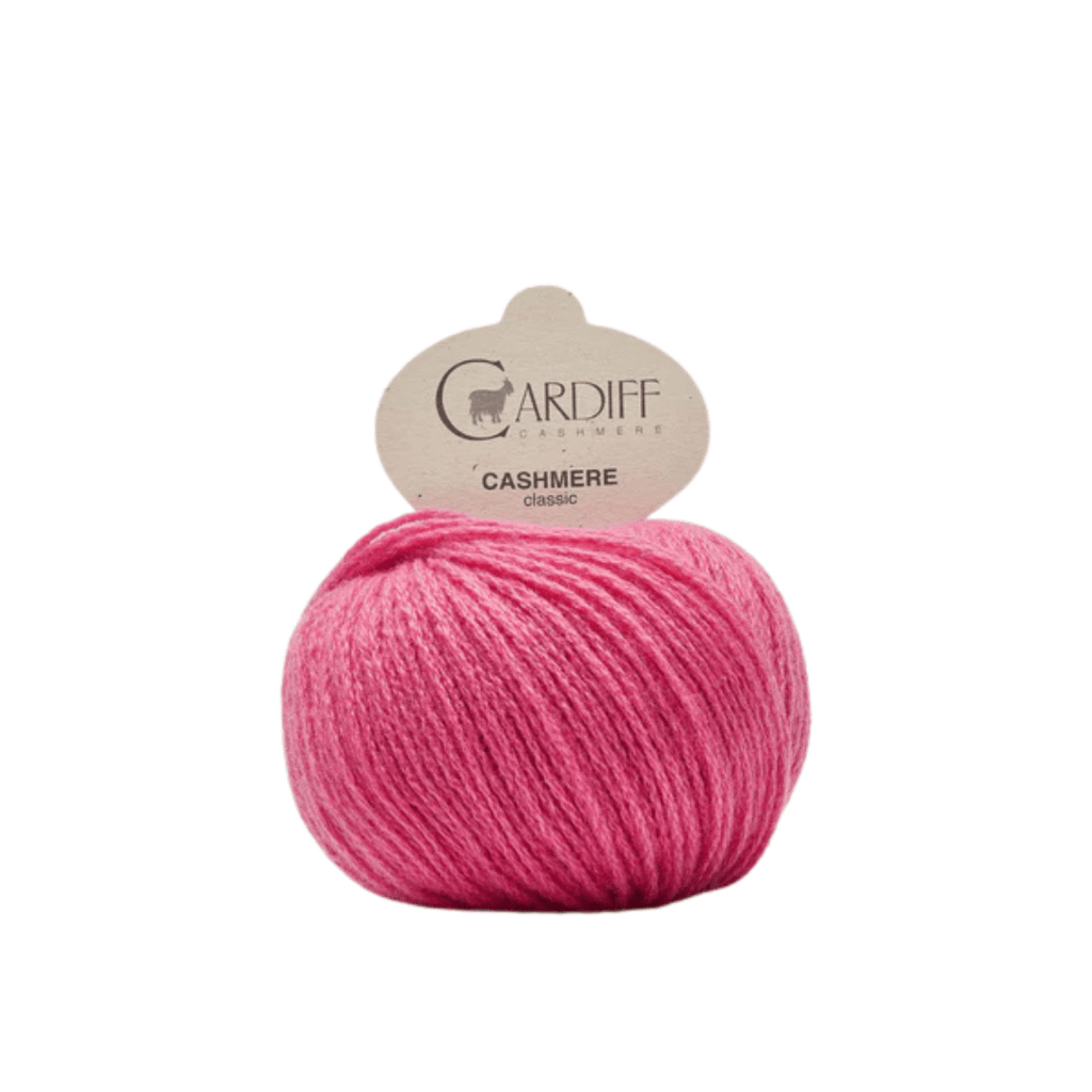 Cardiff Cashmere Classic - 662 - Marilyn (Bubblegum) | Yarn at Michigan Fine Yarns