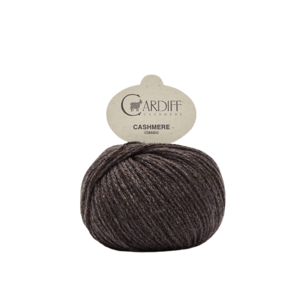 Cardiff Cashmere Classic - 676 - Zig Zag (Brown Bear) | Yarn at Michigan Fine Yarns