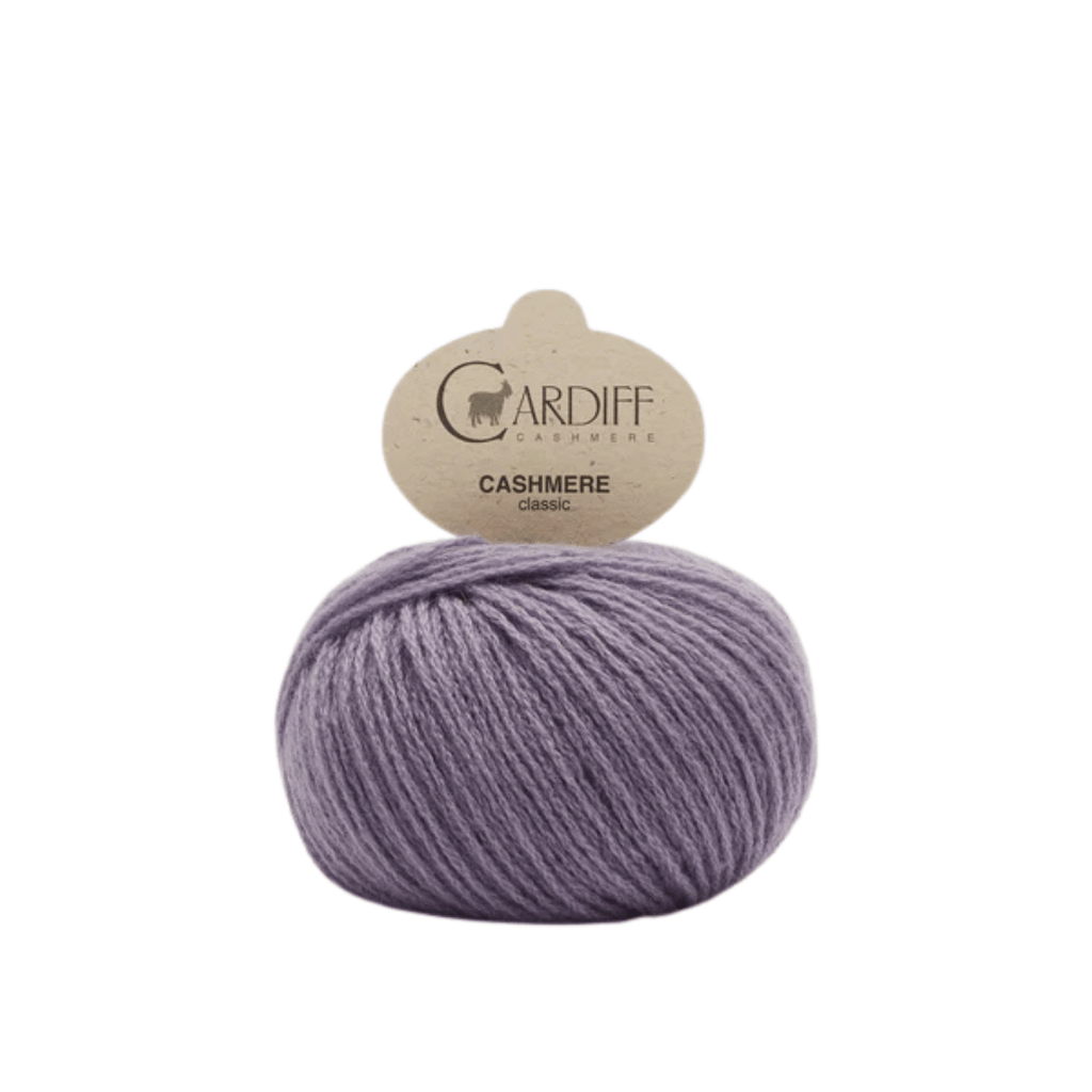 Cardiff Cashmere Classic - 710 - Fuji (Lavender Blue) | Yarn at Michigan Fine Yarns