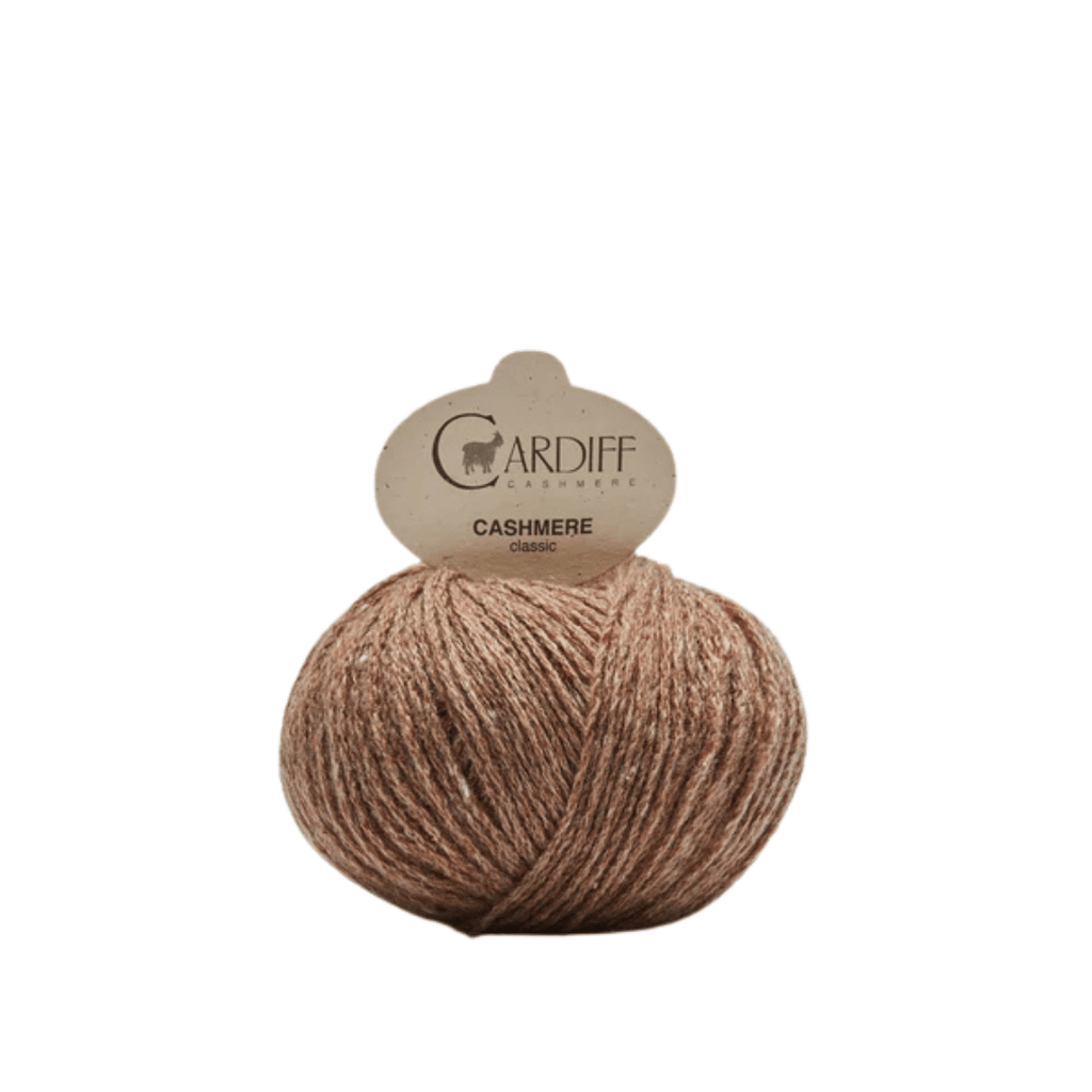 Cardiff Cashmere Classic (Tweed) - 304 - Cruise (Apricot Tweed) | Yarn at Michigan Fine Yarns