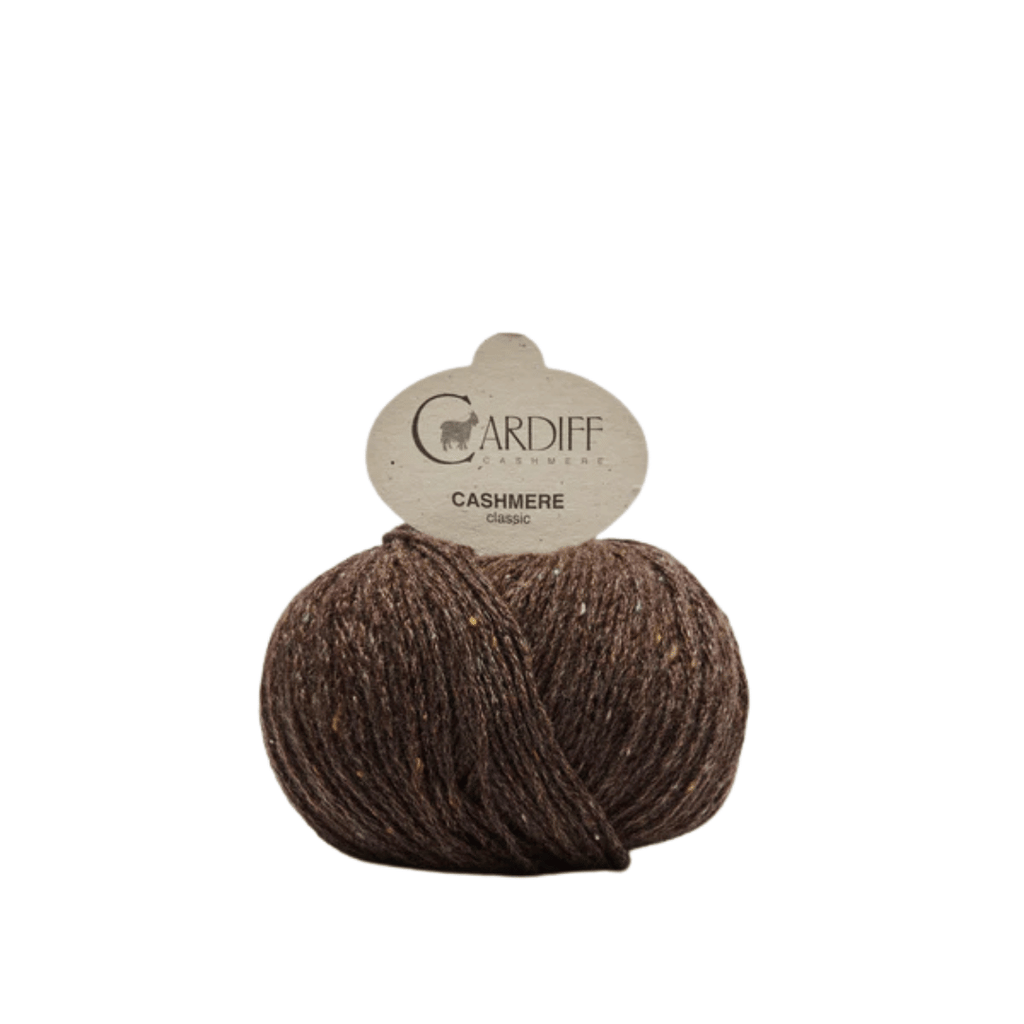 Cardiff Cashmere Classic (Tweed) - 305 - Neon (Cappuccino Tweed) | Yarn at Michigan Fine Yarns