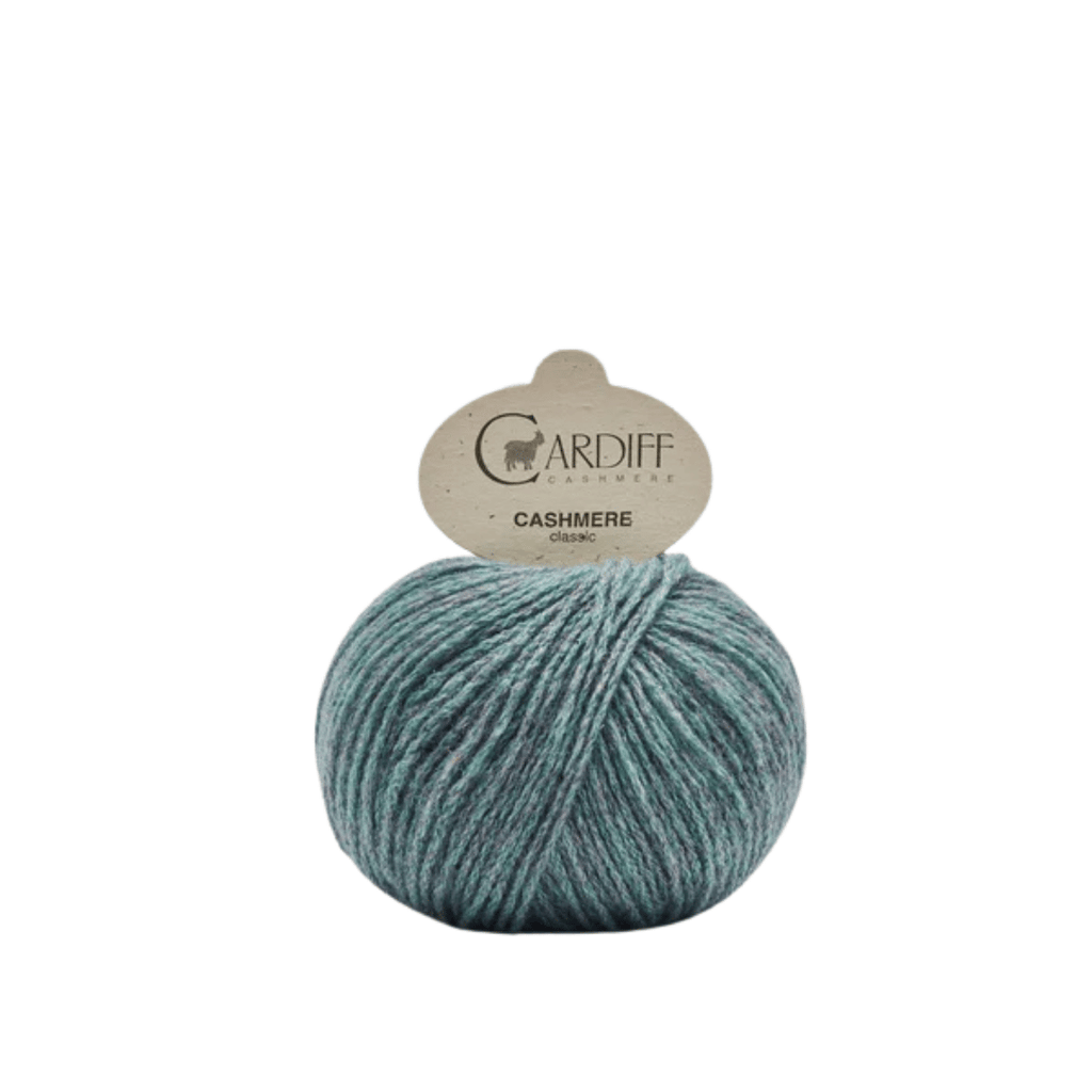 Cardiff Cashmere Classic (Tweed) - 306 - Charm (Seafoam Tweed) | Yarn at Michigan Fine Yarns