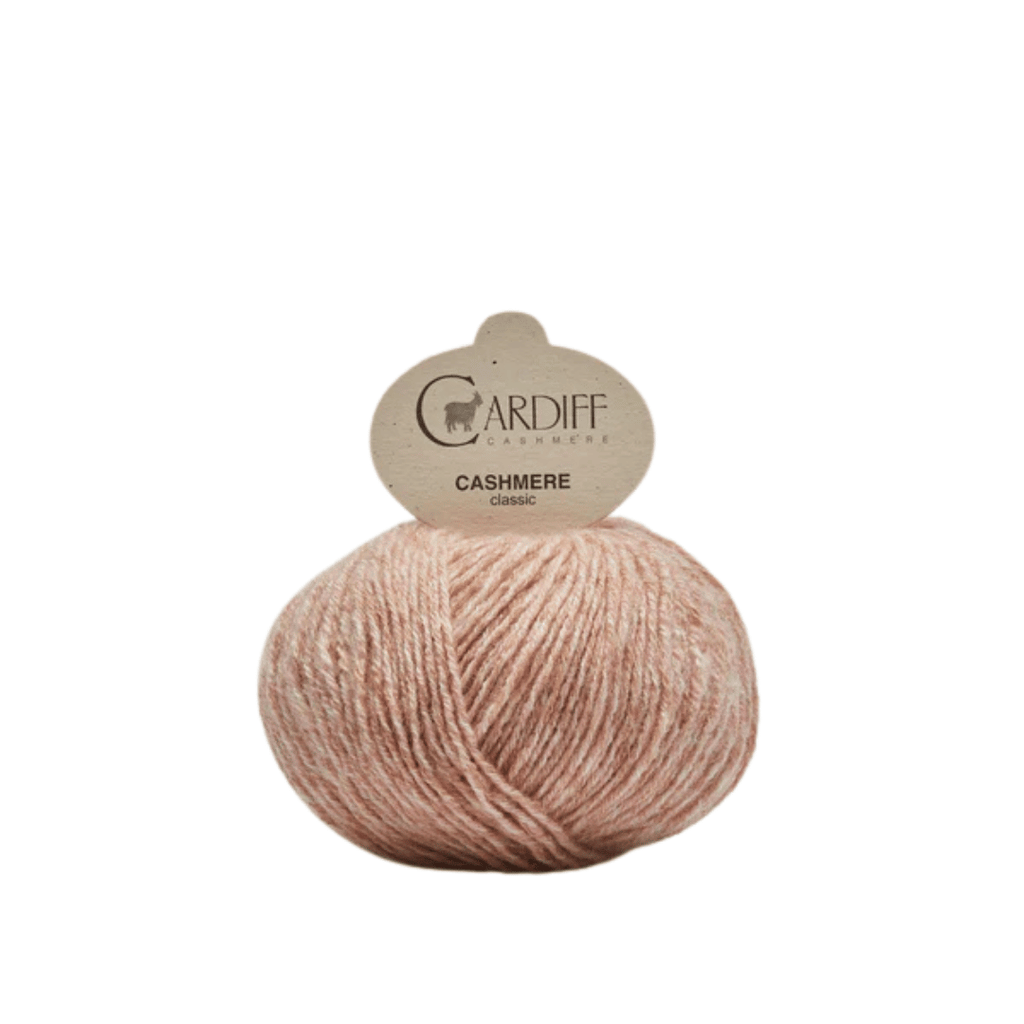 Cardiff Cashmere Classic (Tweed) - 311 - Dancing (Blush Tweed) | Yarn at Michigan Fine Yarns