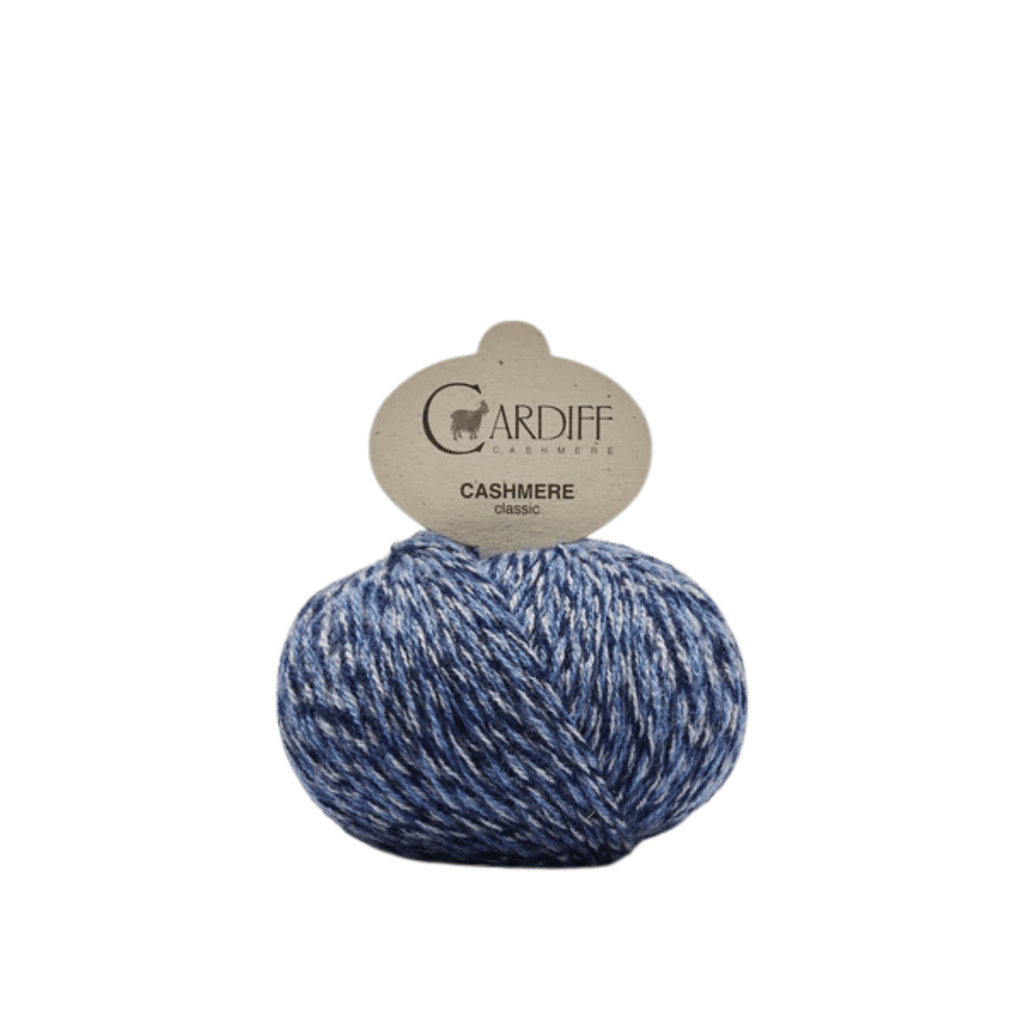 Cardiff Cashmere Classic (Tweed) - 313 - Lirica (Blues Tweed) | Yarn at Michigan Fine Yarns
