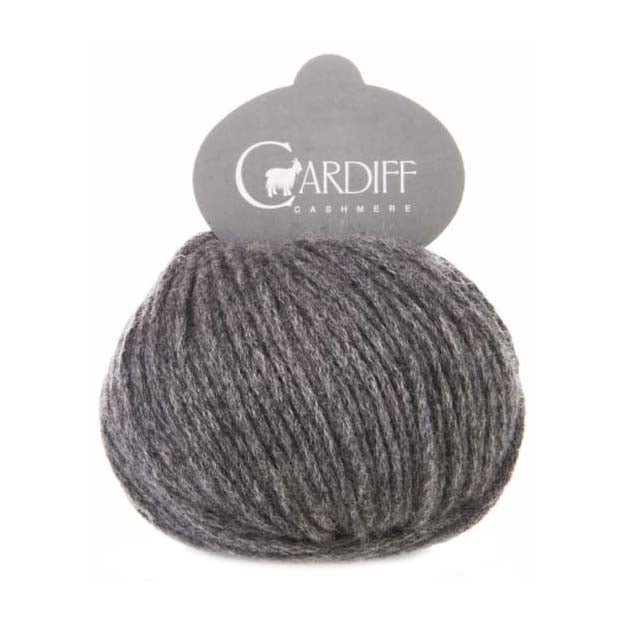 Cardiff Cashmere Large - 519 - Fumo (Charcoal) | Yarn at Michigan Fine Yarns