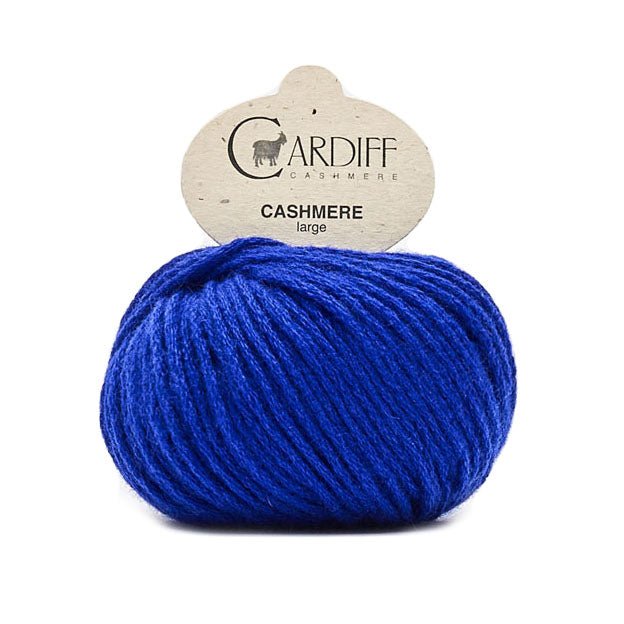 Cardiff Cashmere Large - 666 - Zar (Cobalt) | Yarn at Michigan Fine Yarns