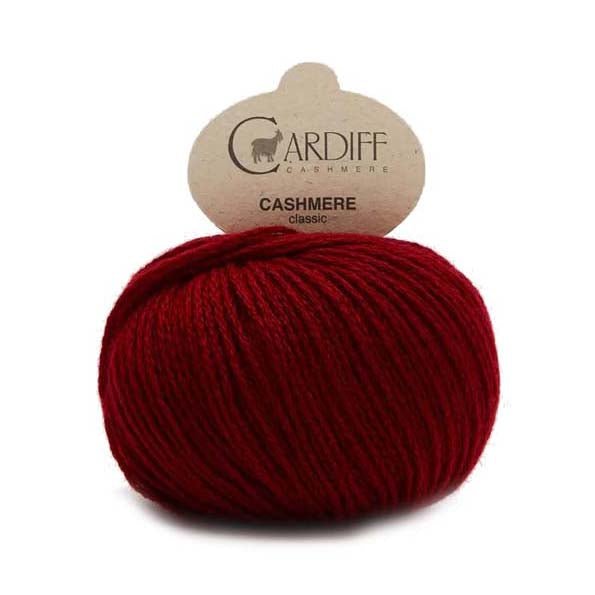 Cardiff Cashmere Large - 714 - Scarlotta (Crimson) | Yarn at Michigan Fine Yarns