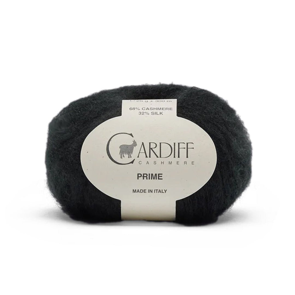 Cardiff Cashmere Prime - 110 - Black | Yarn at Michigan Fine Yarns