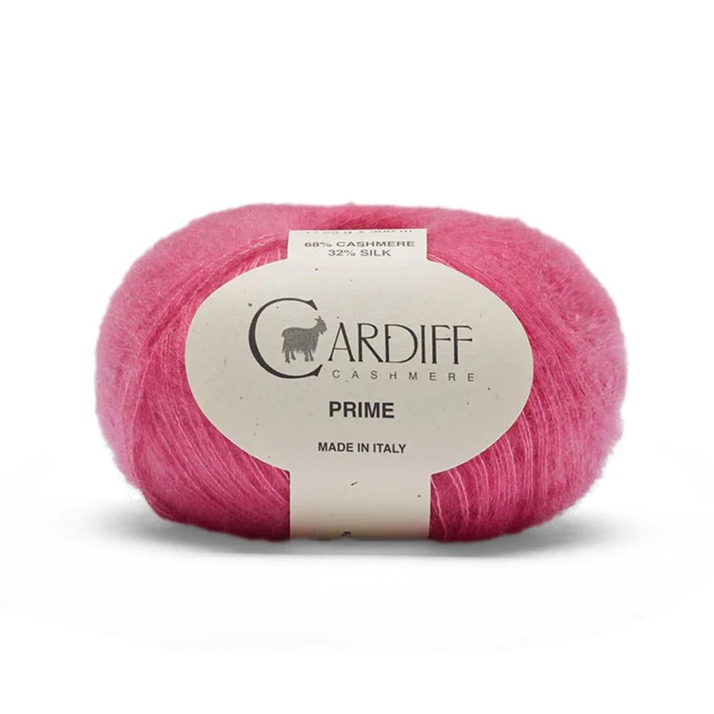 Cardiff Cashmere Prime - 134 - Marylin (Hot Pink) | Yarn at Michigan Fine Yarns