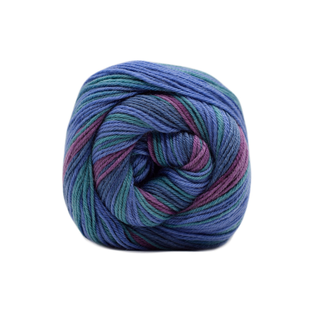 Cascade Yarns Heritage Prints - 163 - Jewel Stripe Swatch 886904077047 | Yarn at Michigan Fine Yarns