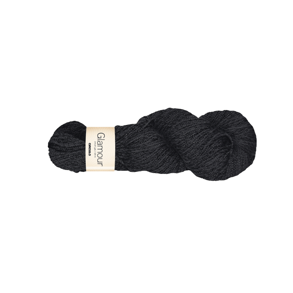 Circulo Yarns Glamour - 8990 - Black 7891113183901 | Yarn at Michigan Fine Yarns