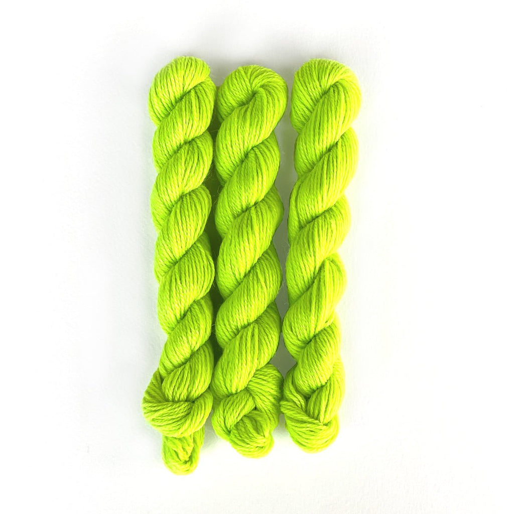 Kelbourne Woolens Perennial Minis - 329 - Neon Lime Mini | Yarn at Michigan Fine Yarns