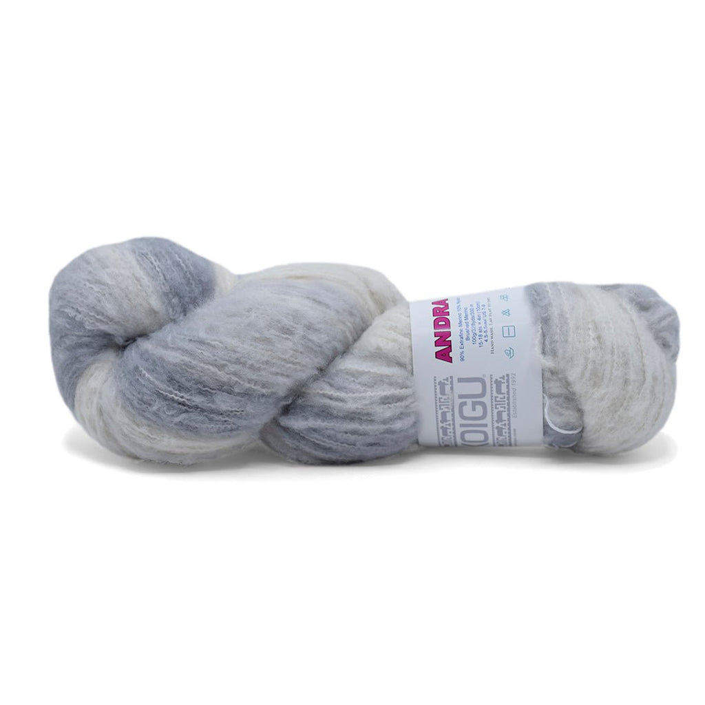 Koigu Andra - AM1 - Grey | Yarn at Michigan Fine Yarns
