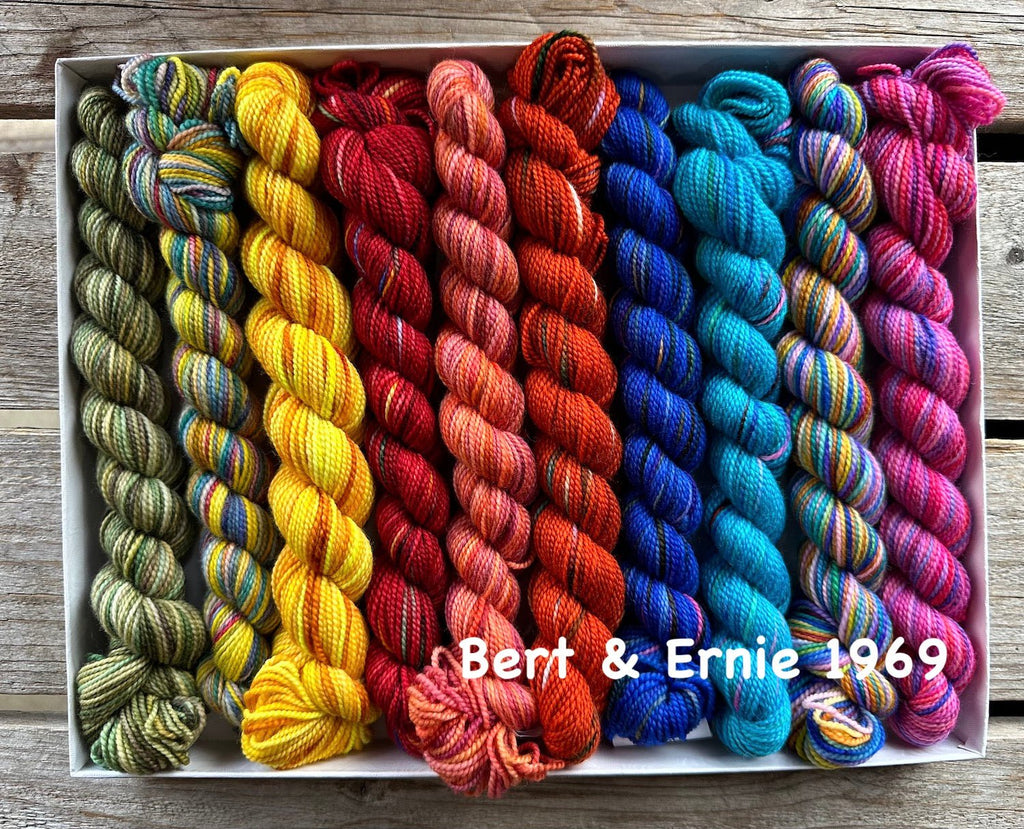Koigu Koigu KPPPM Pencil Box Sets -Bert + Ernie 1969 | Yarn at Michigan Fine Yarns