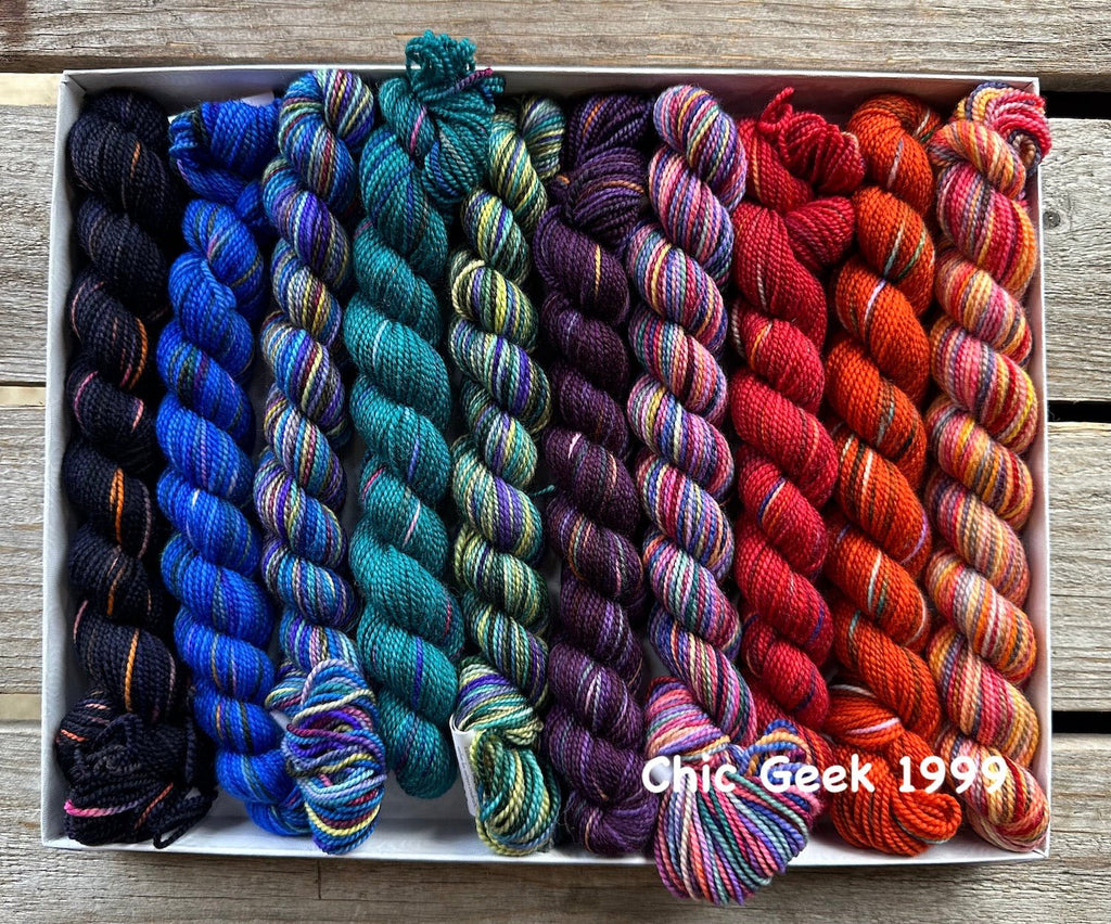 Koigu Koigu KPPPM Pencil Box Sets -Chic Greek 1999 | Yarn at Michigan Fine Yarns