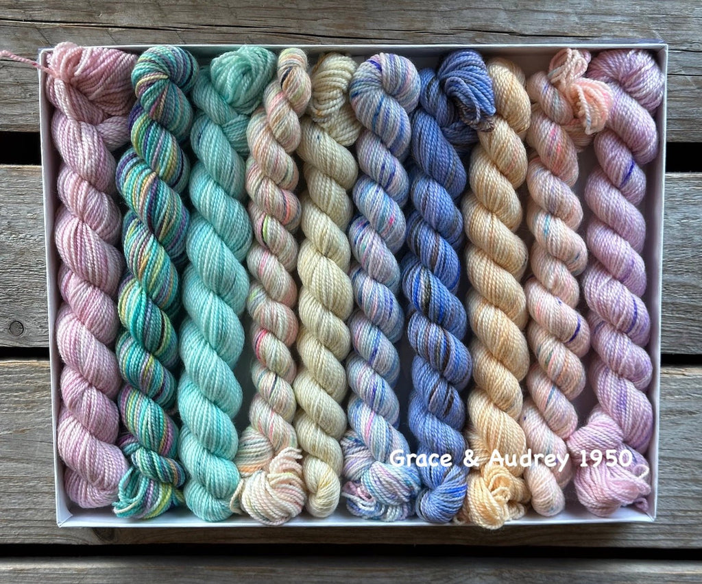 Koigu Koigu KPPPM Pencil Box Sets -Grace + Audrey 1950 | Yarn at Michigan Fine Yarns