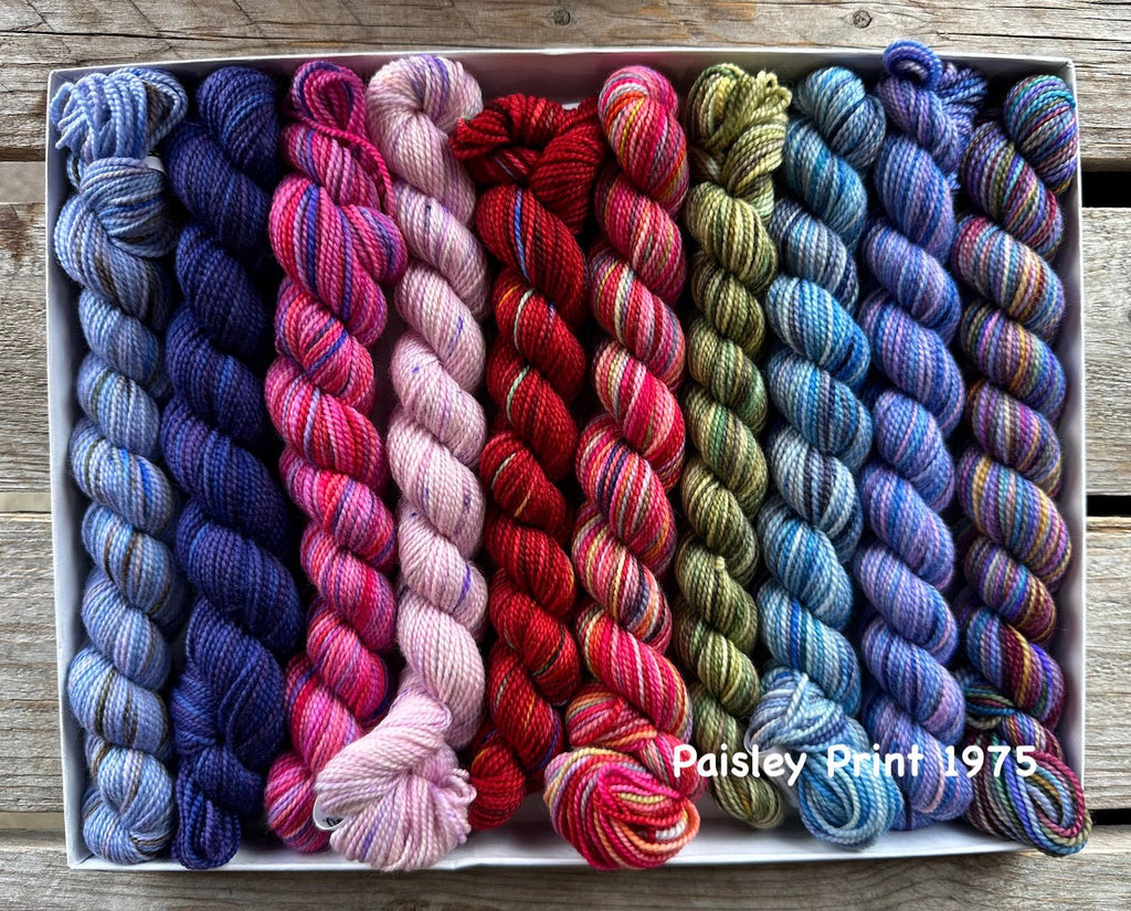 Koigu Koigu KPPPM Pencil Box Sets -Paisley Print 1975 | Yarn at Michigan Fine Yarns