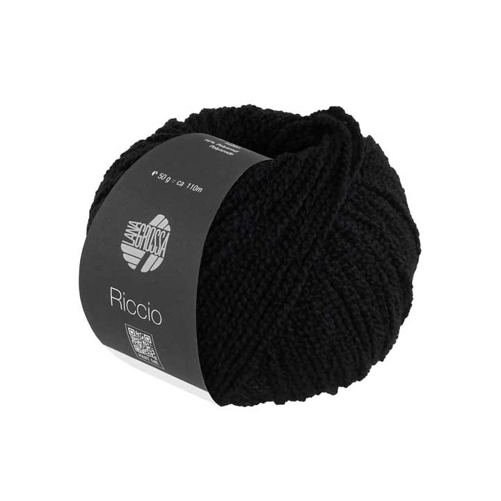 Lana Grossa Riccio - 8 - Black | Yarn at Michigan Fine Yarns