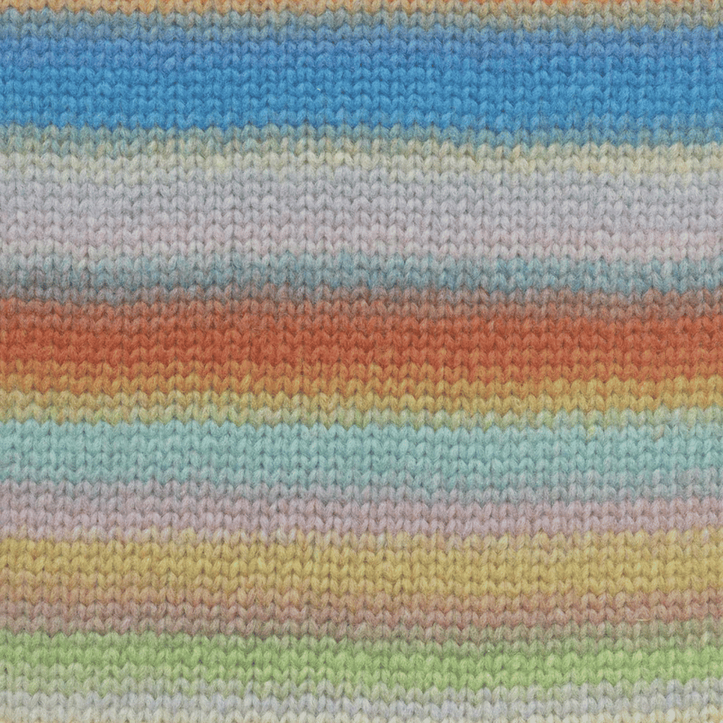 Lang Cloud - 21 - Orange Mint Blue | Yarn at Michigan Fine Yarns