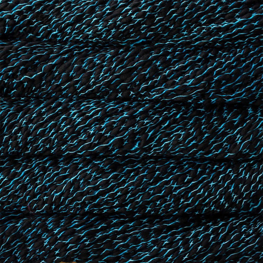 Malabrigo Caracol - B683 - Cian On Black  | Yarn at Michigan Fine Yarns