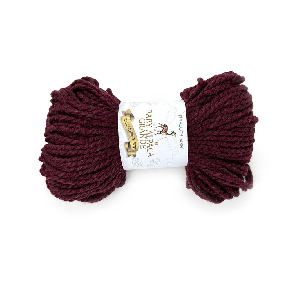 Plymouth Yarns Baby Alpaca Grande - 2020 - Merlot 843273014844 | Yarn at Michigan Fine Yarns