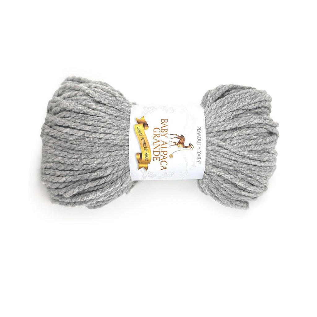 Plymouth Yarns Baby Alpaca Grande - 401 - Light Grey 843273014721 | Yarn at Michigan Fine Yarns
