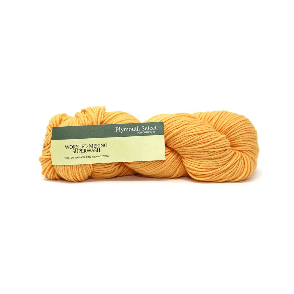 Plymouth Yarns Worsted Merino Superwash - 05 - Yellow 843273011782 | Yarn at Michigan Fine Yarns