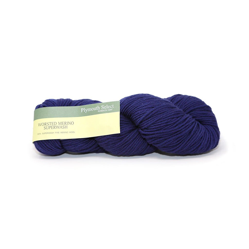 Plymouth Yarns Worsted Merino Superwash - 11 - Navy 843273012178 | Yarn at Michigan Fine Yarns
