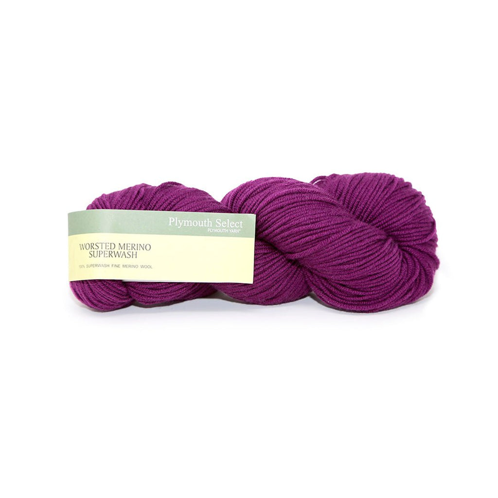 Plymouth Yarns Worsted Merino Superwash - 15 - Plum 843273012574 | Yarn at Michigan Fine Yarns