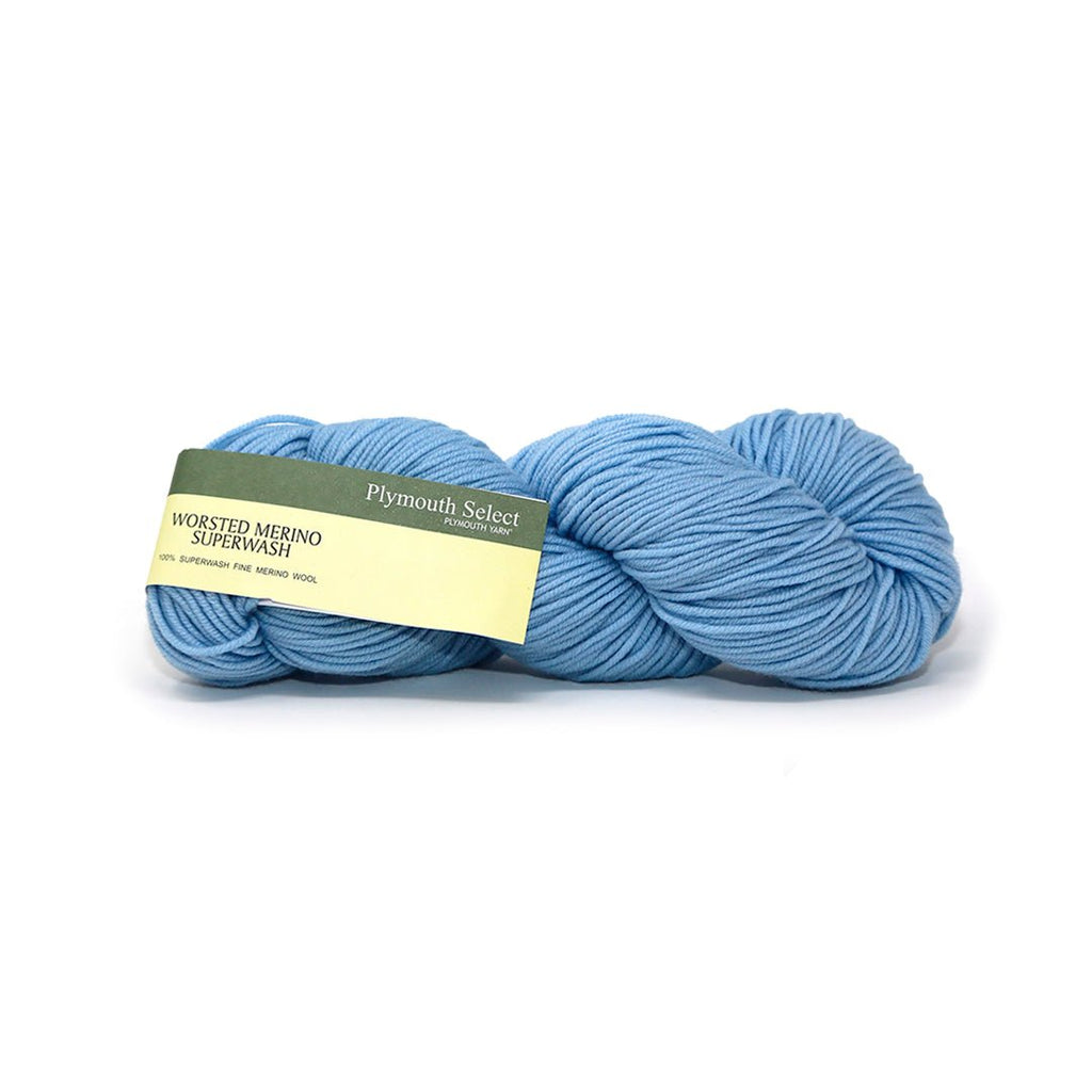 Plymouth Yarns Worsted Merino Superwash - 19 - Cornflower 843273012925 | Yarn at Michigan Fine Yarns