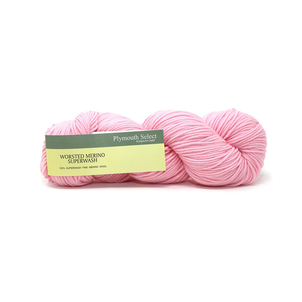 Plymouth Yarns Worsted Merino Superwash - 21 - Pink 843273012949 | Yarn at Michigan Fine Yarns