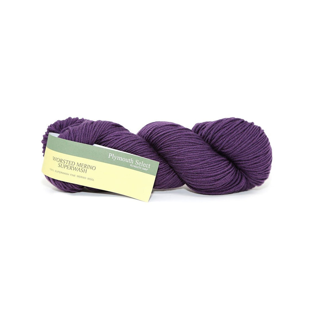 Plymouth Yarns Worsted Merino Superwash - 24 - Purple 843273013366 | Yarn at Michigan Fine Yarns