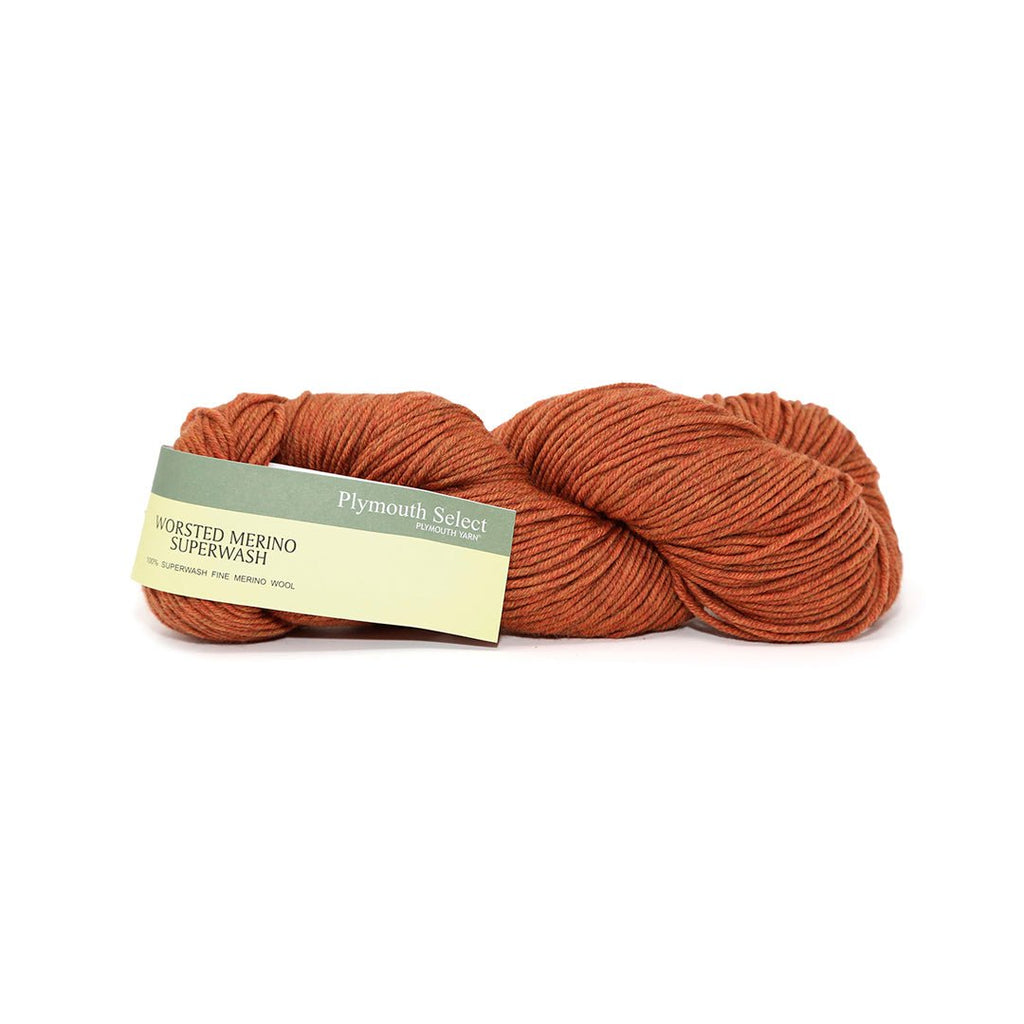 Plymouth Yarns Worsted Merino Superwash - 27 - Caraway Heather 843273013717 | Yarn at Michigan Fine Yarns