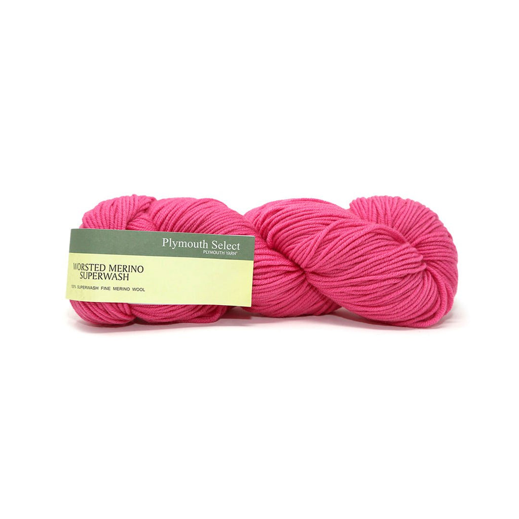 Plymouth Yarns Worsted Merino Superwash - 30 - Bubblegum 843273013748 | Yarn at Michigan Fine Yarns