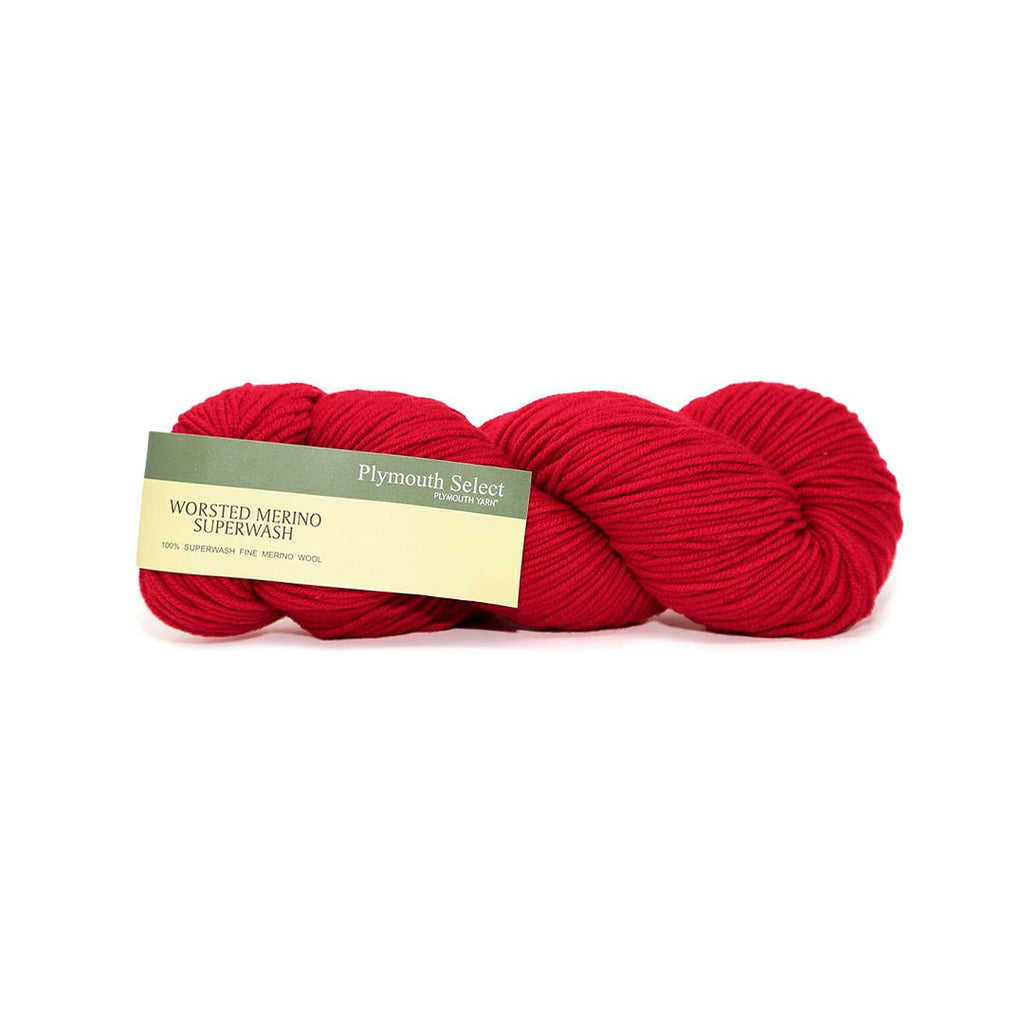 Plymouth Yarns Worsted Merino Superwash - 57 - Scarlet 843273032824 | Yarn at Michigan Fine Yarns