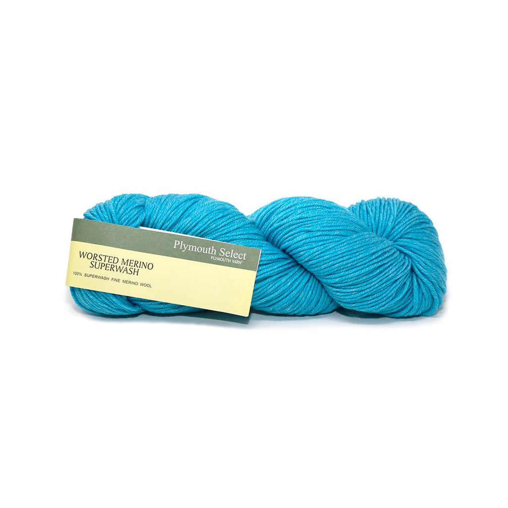Plymouth Yarns Worsted Merino Superwash - 89 - Turquoise Heather  | Yarn at Michigan Fine Yarns