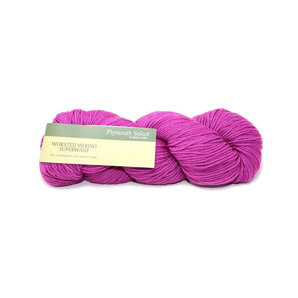 Plymouth Yarns Worsted Merino Superwash - 90 - Orchid Heather 843273052846 | Yarn at Michigan Fine Yarns